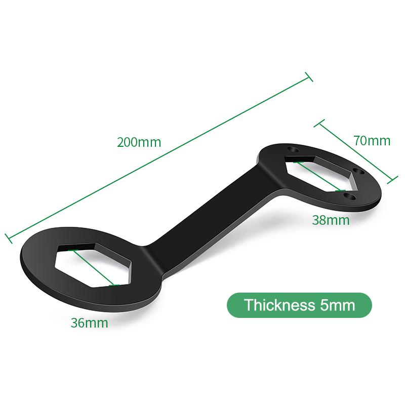 Washing Machine Clutch Wrench Disassembly Inner Screw Nut Removal Double-Ended Long Sleeve Spanner Hand Tools 36/38Mm
