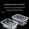 Disposable Takeout Food Containers with Lids