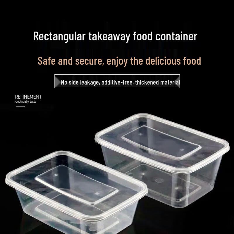 Disposable Takeout Food Containers with Lids