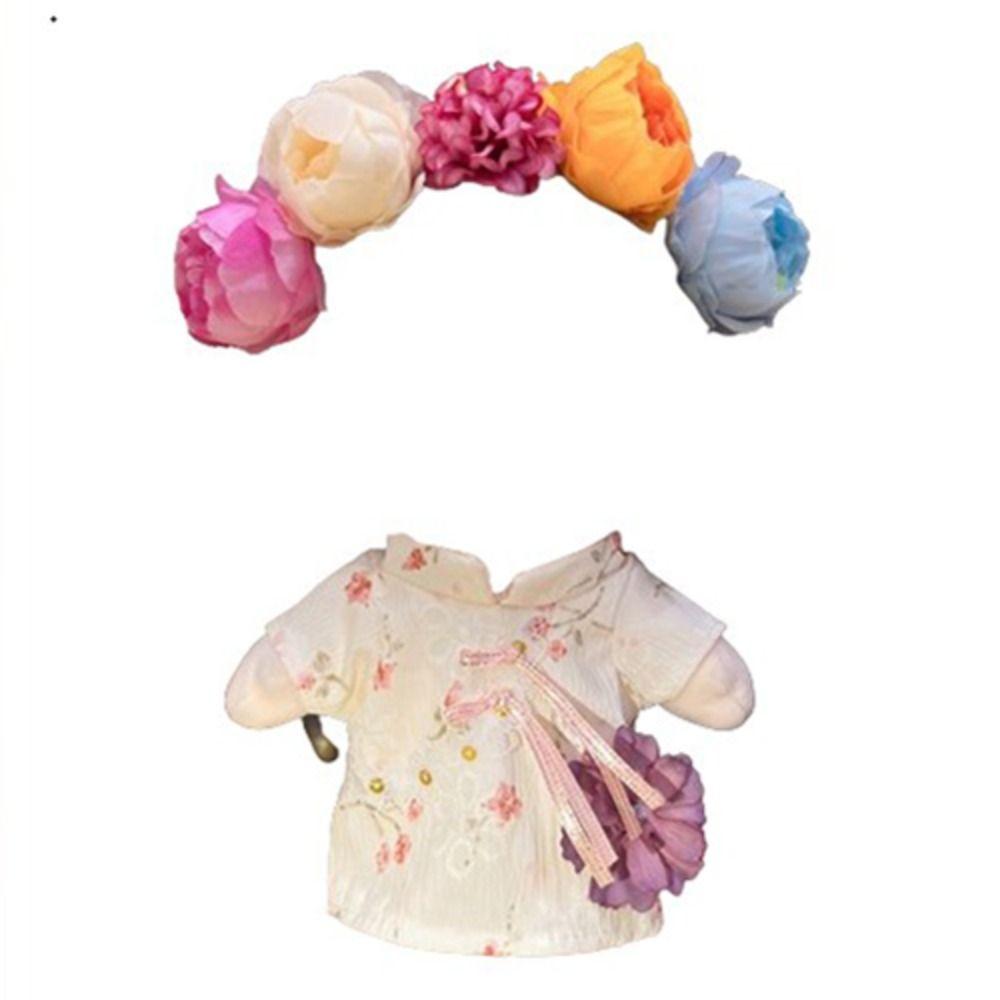 Dress Up Doll Lolita Dress Multicolor Star Doll Clothes 20cm Cotton Doll's Clothes  Children Gift