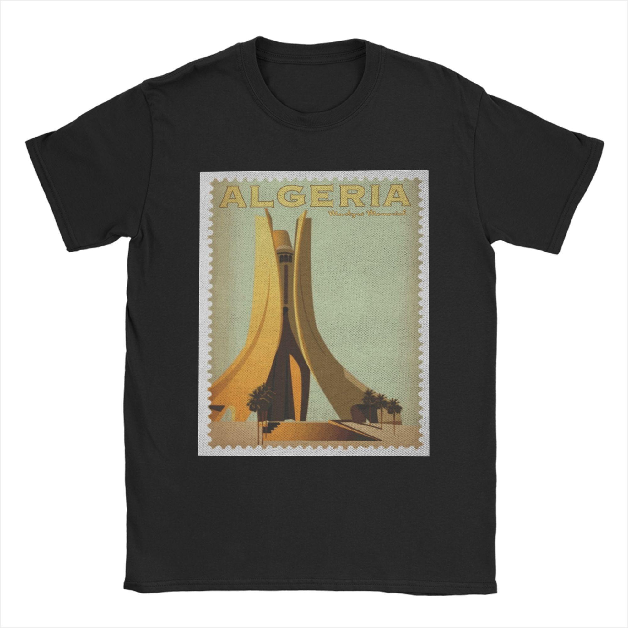 

Man T Shirt Algeria DZ City Algerian T Shirts Hip Hop Summer Tees Streetwear Casual Cotton Clothes Gift 3XL