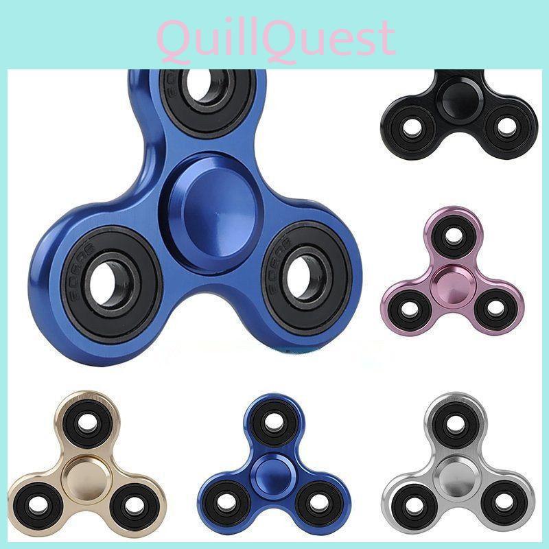 Premium Aluminum Alloy Tri-spinner Silent Bearing Metal Fidget Toy Stress Relief