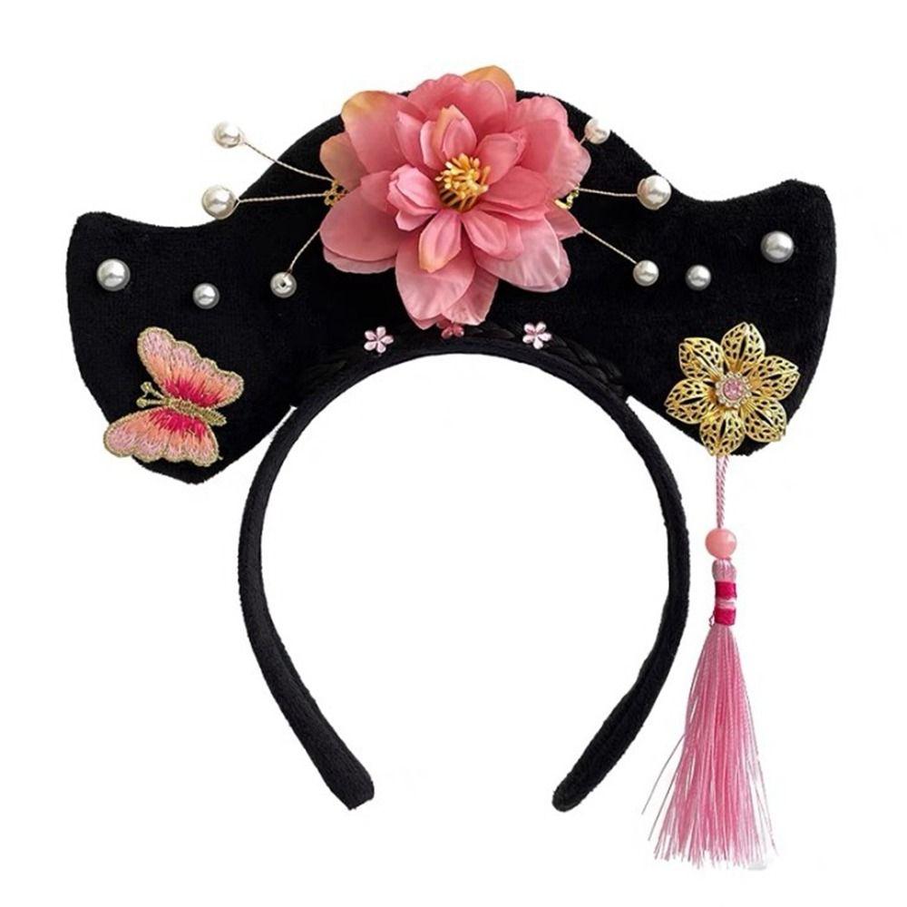 Antique Headdress Ancient Style Headwear Antique Headband Hanfu Hair Hoop Chinese Style Headwear