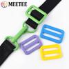 20Pcs Meetee 25/32/38mm Plastic Ring Buckles Tri-Glide Slider Adjuster Belt Buckle Dog Collar Clasp Hooks DIY Sewing Accessories