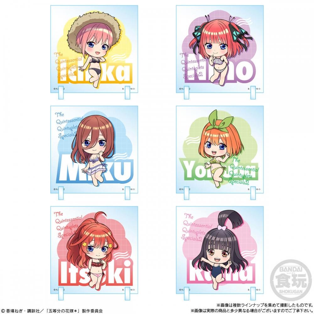 The Quintessential Quintuplets Chibi Characryl The Quintessential Quintuplets  1 caja  10 piezas