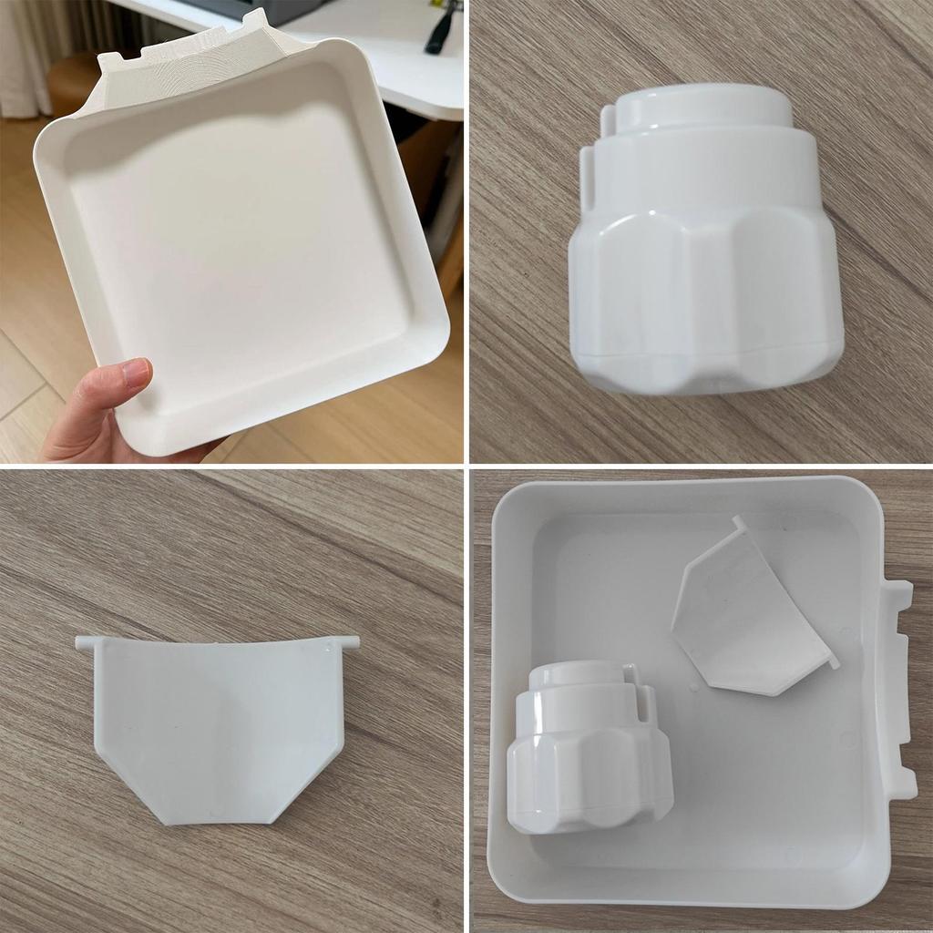 Front Load Washer Drip Pan, Universal Washing Machine Water Catch Tray, Leak-Proof Floor Drain Pan for Laundry Room Basement