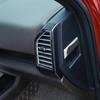 Inner Side Front Air Outlet Vent Cover Trim For Ford F150 2015- Carbon Fiber