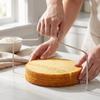 2pcs Stainless Steel Cake Slicer  Home Baking Bakery Cake Shop Restaurant Kitchen Daily