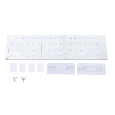 Expandable Closet Tension Shelf Punch Free 20KG Full Coverage Adjustable Wardrobe Dividers for Cabinets Bathrooms
