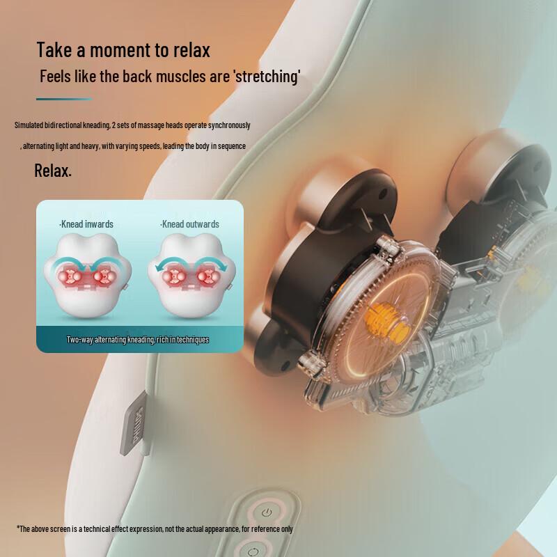Philips Lumbar Massage Pillow CN plug (adapter included)