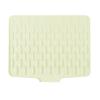 Silicone Draining Pad Drying Mat Silikon Dish Drying Mat With Tilted Water Diversion Mat For Kitchen Tableware Non-slip Mats