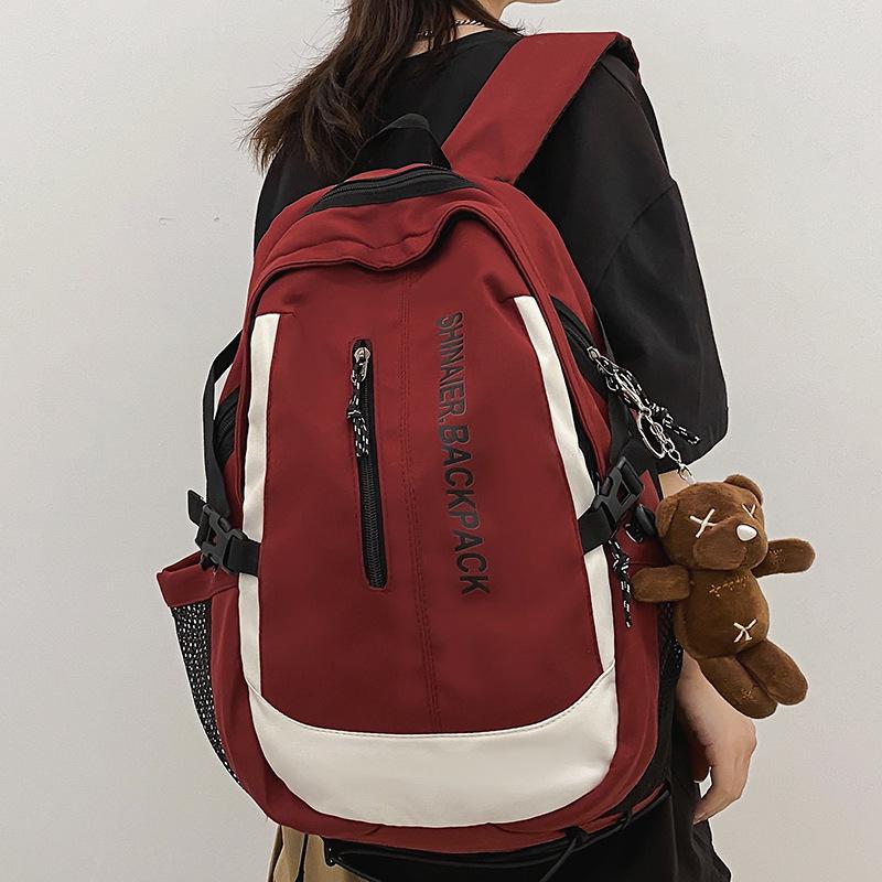 

Schoolbags for Children Primary School Students Girls and Junior High School Students with Large Capacity Contrasting Color Backpacks