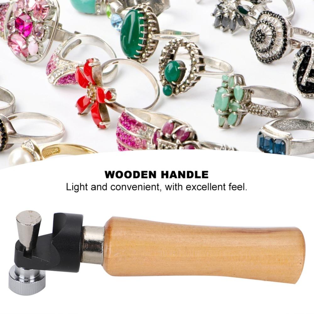 Plastic Ring Holder Wood Jewelry Ring Processing Tool Ring Setter Tool  Jewelry Processing