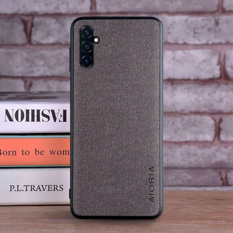 Case for Samsung Galaxy A13 5G Coque Luxury Textile Leather Skin Soft TPU Hard Phone Cover for Samsung Galaxy A13 Case Funda