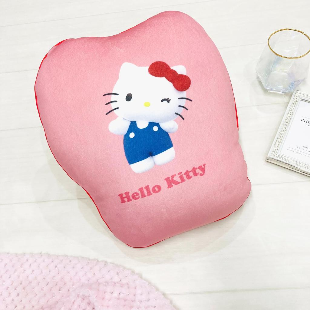 MORIPiLO Sanrio Characters Hello Kitty Body Pillow Micro Fabric Plush Toy Nap Pillow 30x40x10cm Pink by Morishita Makura (Die-Cut Cushion)