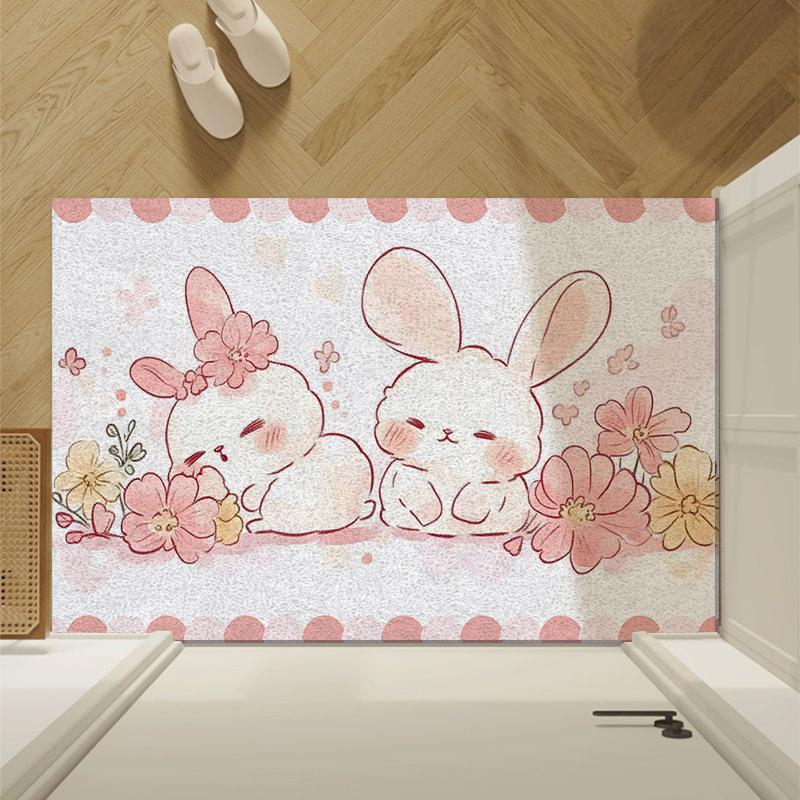 Floor Mat, Non-slip Entrance Door Mat, Wear-resistant Mat, Dust-removing Entrance Mat, Soil-proof, Oil-resistant and Dirt-resistant Door Carpet
