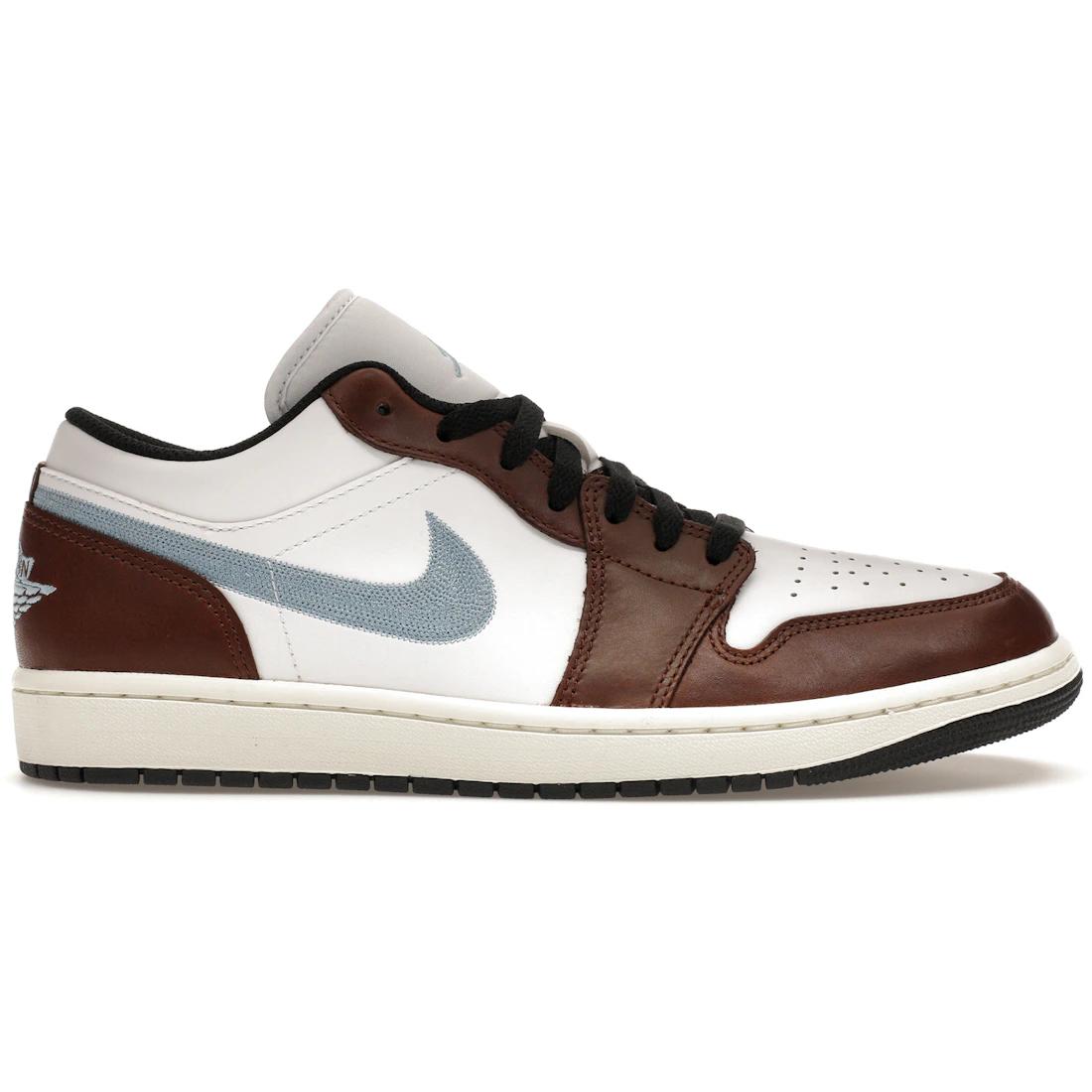 

Кроссовки Jordan 1 Retro Low SE Коричневый Синий Серый(FQ7832-142) 42.5