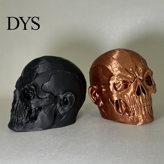 Část pro úpravu vozidla Kryt tažného zařízení Lebka, Univerzální tažná koule 3D tištěný Prachový Tvrdý Styl Krytka nářadí nákladního vozidla s texturou prasklin,