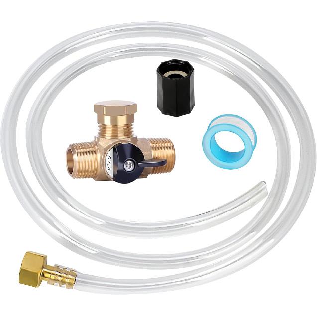 Upgrade RV Winterizing Kit With Bypass Valve - RV Antifreeze Pump Kit-Allows You To Use Boat/RV Water Pump To Fill Pipes With Antifreeze-Camper