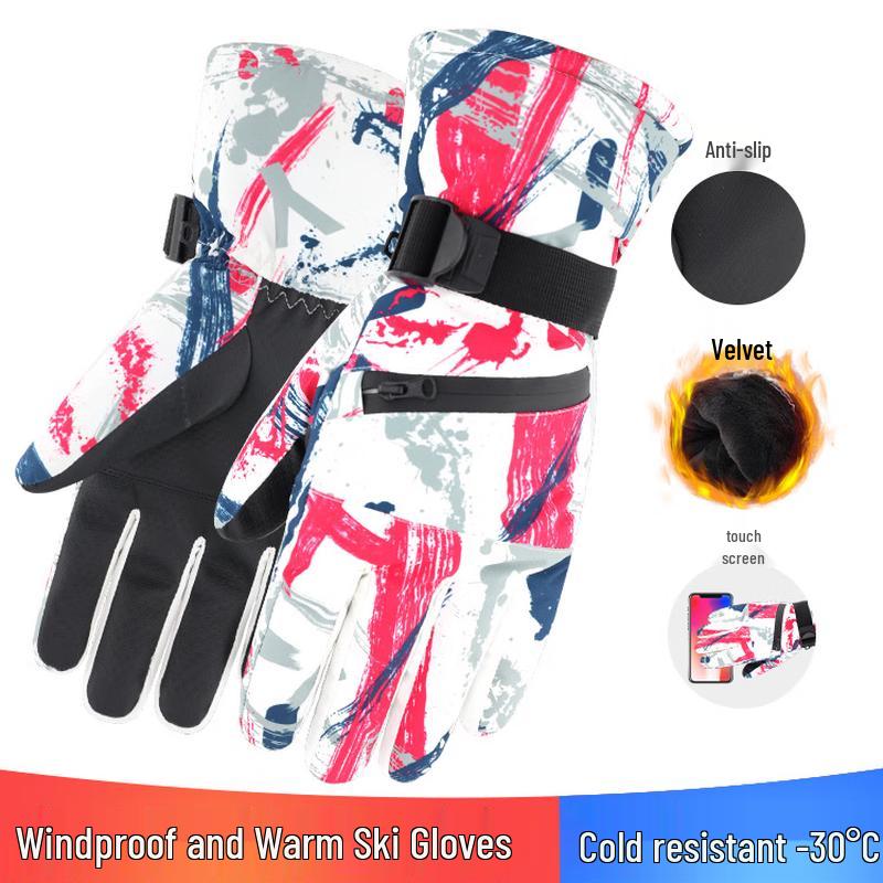 Waterproof Touchscreen Ski Gloves