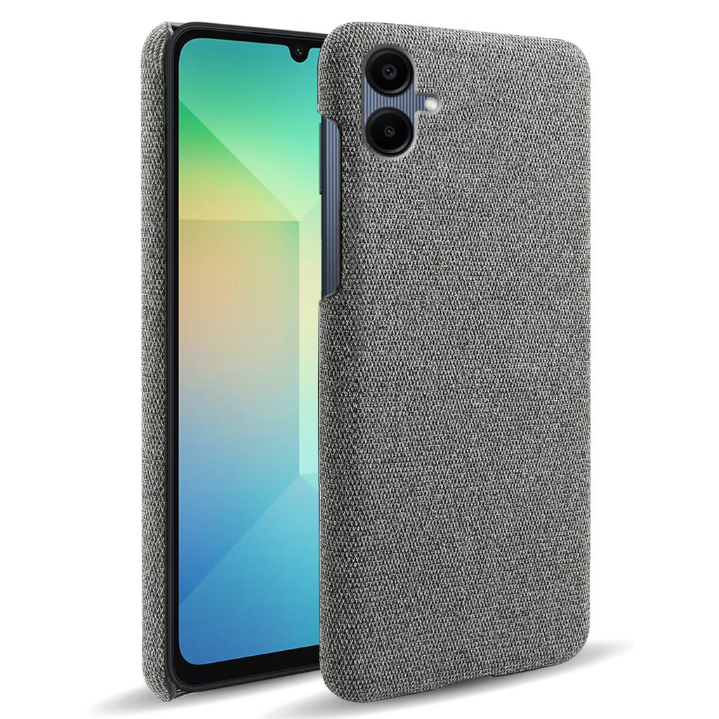 For Samsung Galaxy A06 4G Case Cloth Texture Anti-Scratch Protective PC Phone Cover