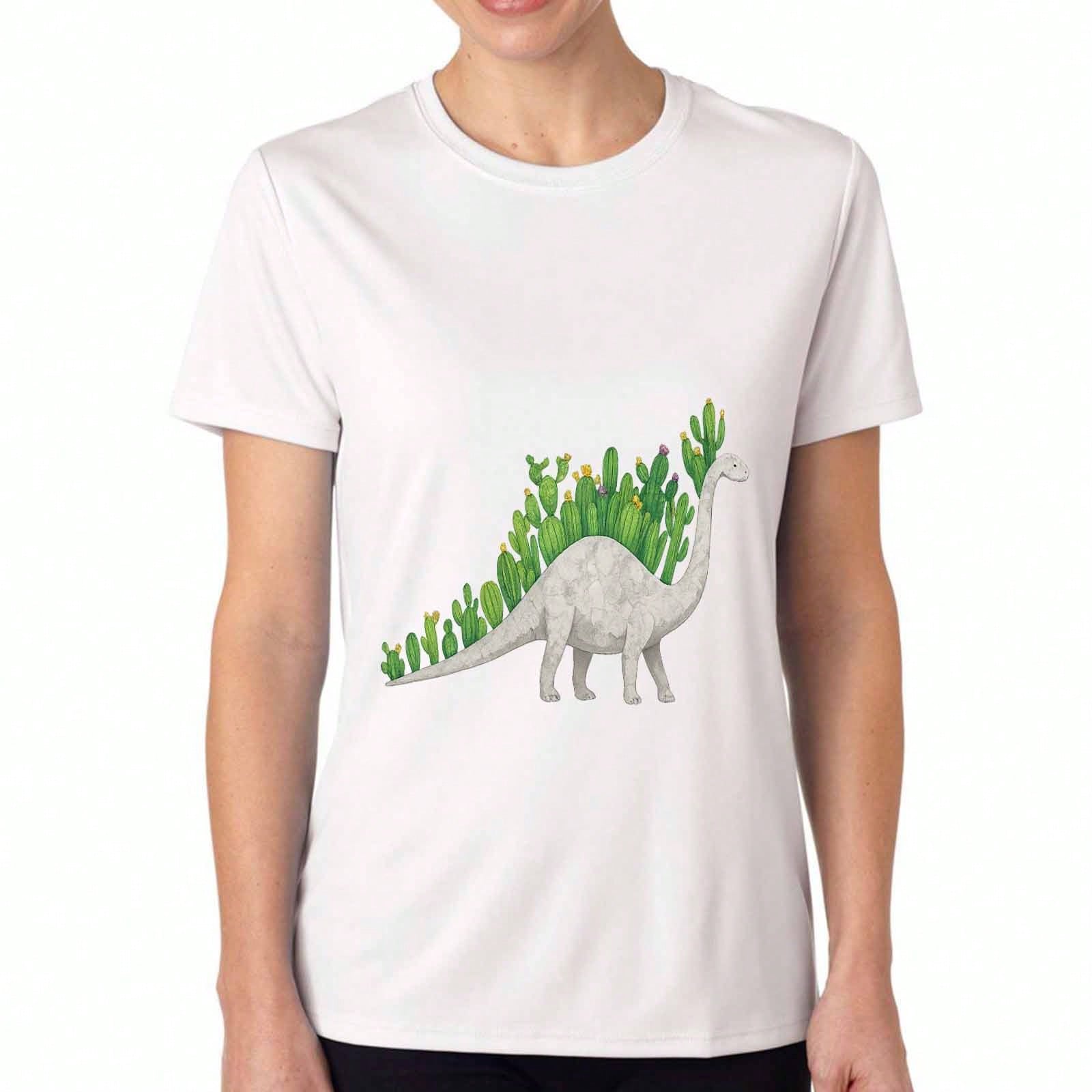 Butterfly Lioness Ladies Cotton T Shirt, Premium Cotton Quality Printing, Lion With Butterfly Wings, Durable, Casual And Fashionable, Daily Outfit, Ar S разноцветный
