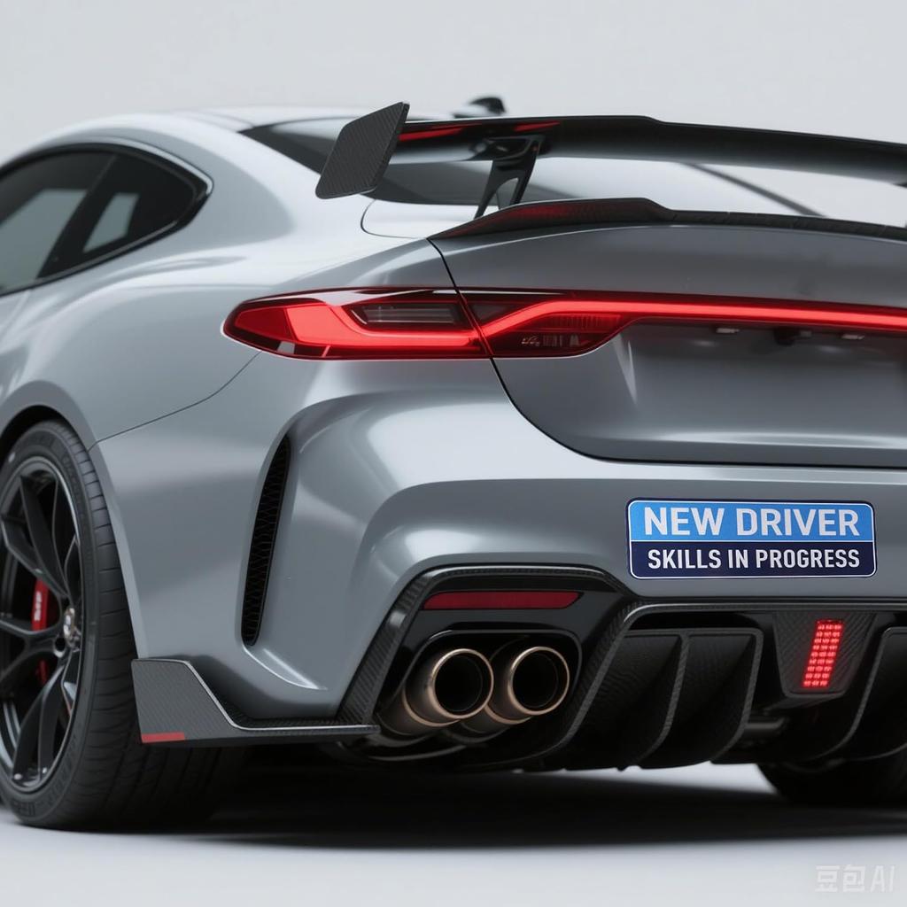 3 Pcs New Driver Magnetic Car Stickers, 10x3.5in Reflective Magnetic Bumper Sticker Set Removable Novice Driver Safety Attention Sign Decal for