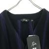 unused UNIQLO NEEDLES Needles collaboration One-point logo stripe pattern Long sleeve freeze cardigan Men's Used