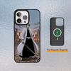 Custodia per Telefono Bleach Anime Aizen Per iPhone Magsafe Magnetica 17,16,15,14,13,12,11 Copertura Ricarica Wireless