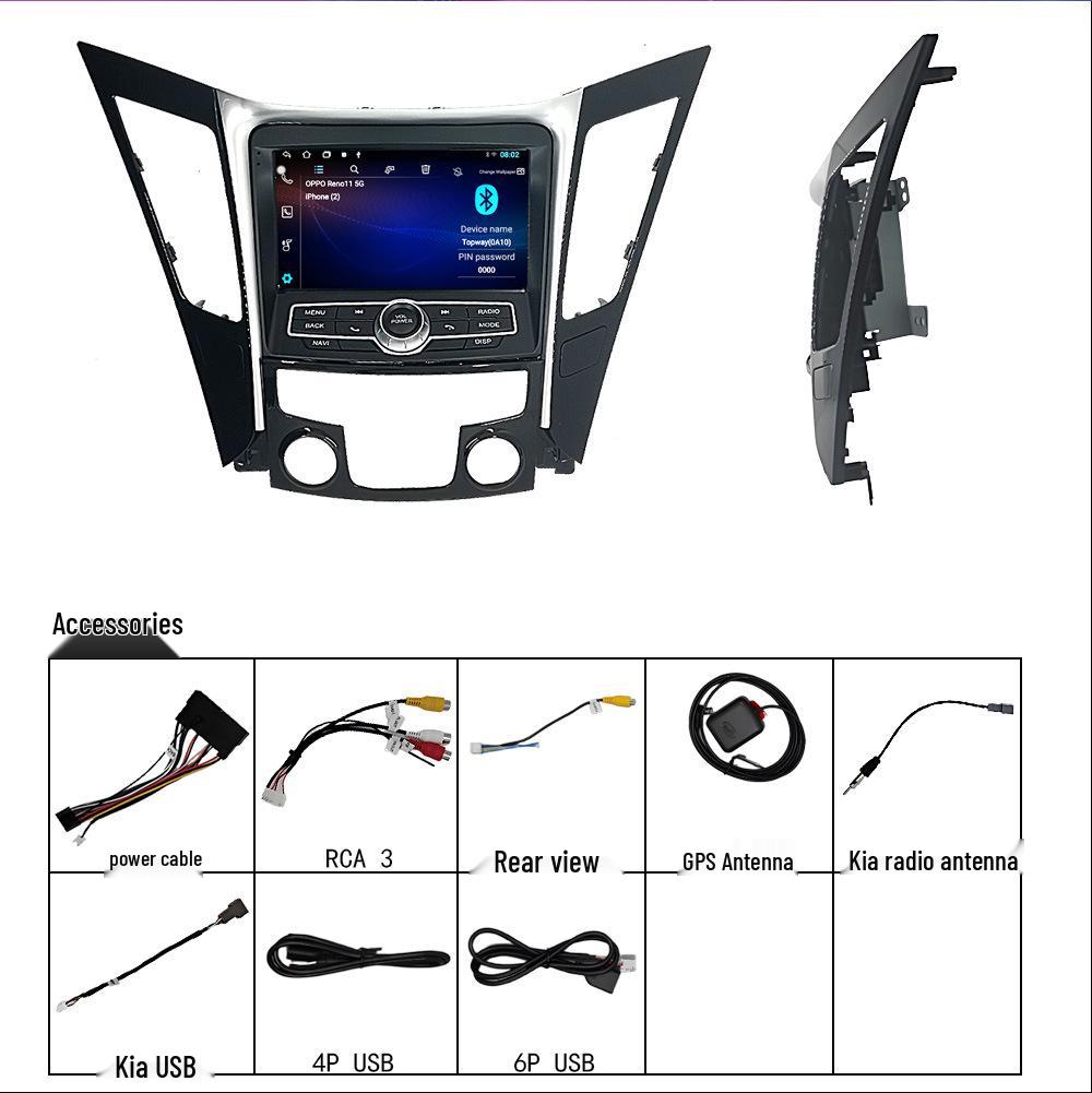 2010-2019 Hyundai Sonata Android GPS Bluetooth MP5 Radio with Backup Camera Navigator