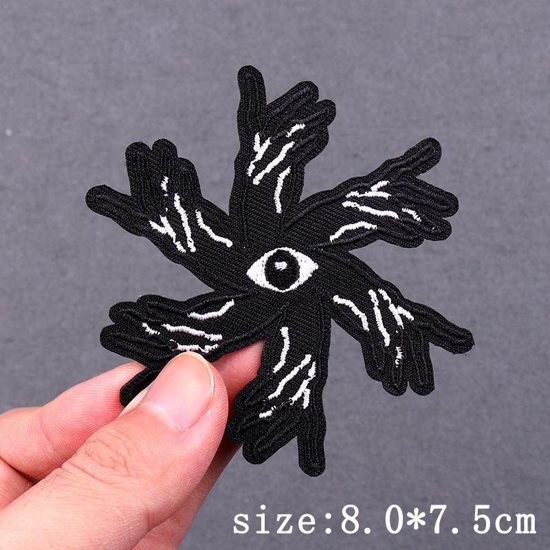 Magic Witchcraft Patch Iron On Patches For Clothing Thermoadhesive Patches On Clothes Angel Moon Embroidery Patch For Clothes