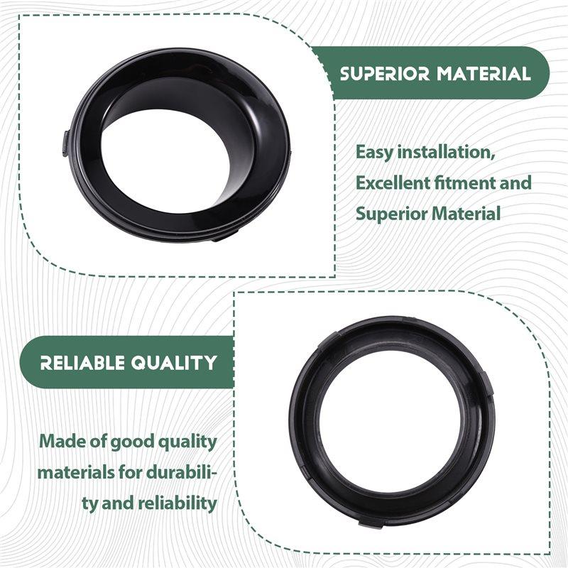 X39A-For Mini R50 R52 R53 2002-2006 Compatible Car Front Fog Light Frames Trim Rings- 51117127941& 51117127942