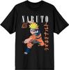Naruto Classic Character Art Women's Black Graphic Tee