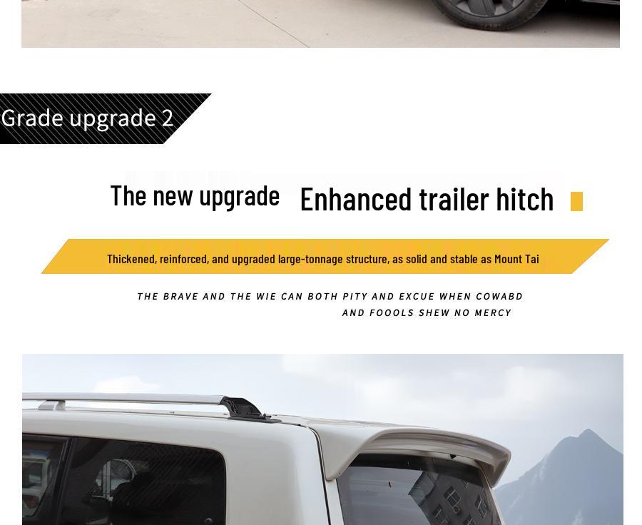 Mitsubishi Pajero V73/V97/V93 Trailer Hook: Reinforced Tow Bar Upgrade