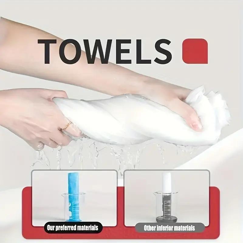 One-time Compressed Towel Washcloth Thickens the Cotton Bath Towel Travel Clean Face Independent Packing Portable Face Towel