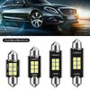 1Pc 31MM 36MM 39MM 41MM 6LED 3W Bulbs Canbus Festoon C5W 3030 Chip Car Interior Dome Light Reading Light 12V/24V White Ice Blue Bulbs 7