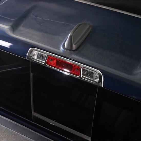 For -2024 Dodge RAM 1500 ABS Chrome Rear Roof Brake Light Lamp Trim Cover 1P