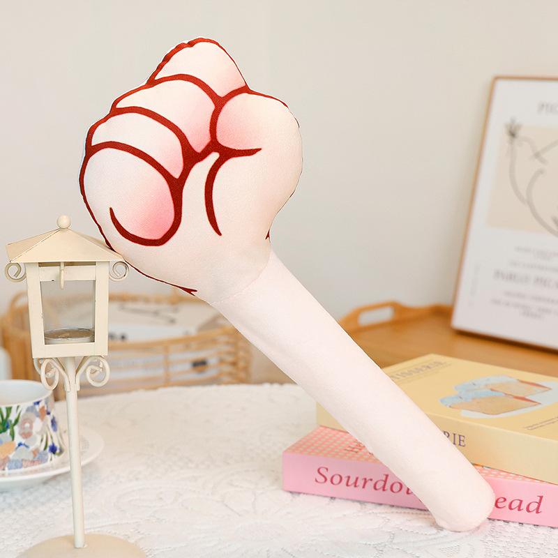 

Creative stone scissors head cloth doll plush toy doll palm fist parent-child game interactive soothing rag doll 43cm（0.1kg）