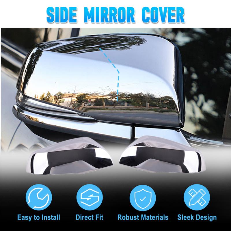 For Toyota Highlander    2PCS Side Rear View Mirror Cover Caps Signals
