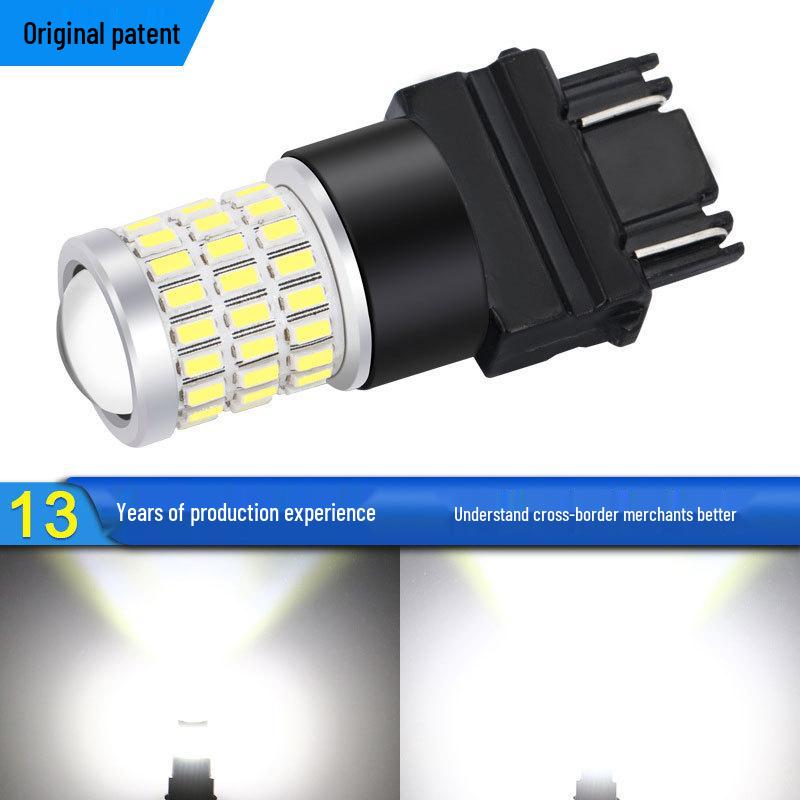 Hot-Selling 3157 LED Car Turn Signal, Brake, and Reversing Light with 54 SMDs, 3014/3030, Wide Voltage, Constant Current