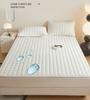New Thickening Quilted Waterproof Mattress Skin-Friendly Slow Rebound Cushion Anti-Wrinkle Single Double Size Fitted Mat