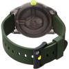 Q&Q SmileSolar Analog Solar Watch Waterproof with Urethane Strap Men's Black Green