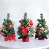 Festival Christmas  Small Tree 25cm Xmas Pine Tree Mini Artificial Christmas Tree  Party Favors