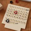 2025 Ins Circle Cream Ring Toss Perpetual Wooden Desk Calendar