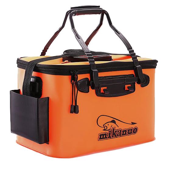 

miagolale Ведро для рыбалки, 40 см, 23 л, ЭВА, Большая вместимость, с карманами, Складное, для ловли на приманку, Пляжной рыбалки, Подготовки к чрезвычайным ситуациям, Сельского хозяйства,