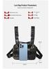 Tactical Multi-Functional Chest Vest Bag with Molle Expansion for Fishing and Workwear