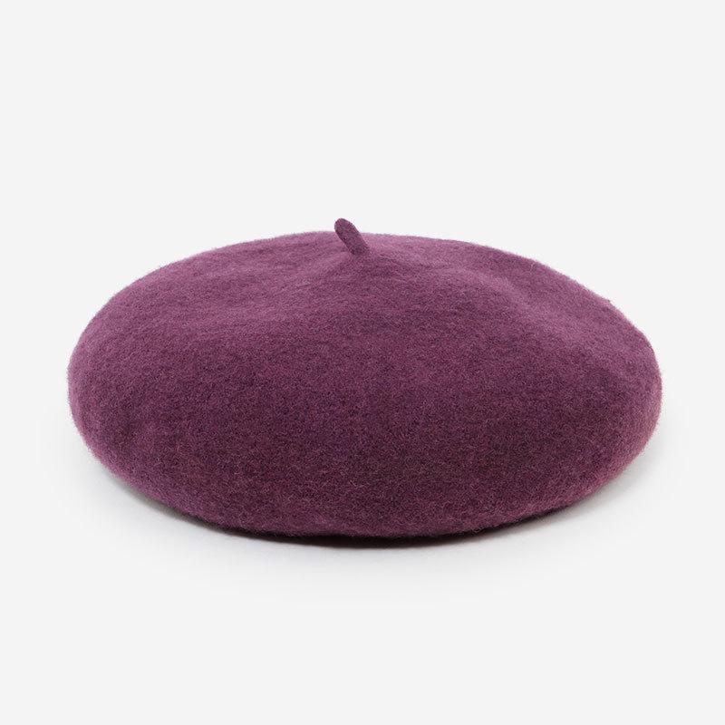 Wool Caps Felt Beret Women British Style Girls Beret Hat Lady Solid Color Winter Hats