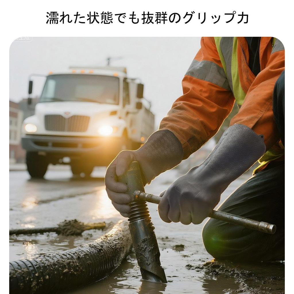 Household Gloves with Fresh Innovative Dishwashing Recyclable 3x Durable Cleaning Long Sleeve Kitchen Waterproof Gloves for Pet Gloves TP1117 [Vgo...]