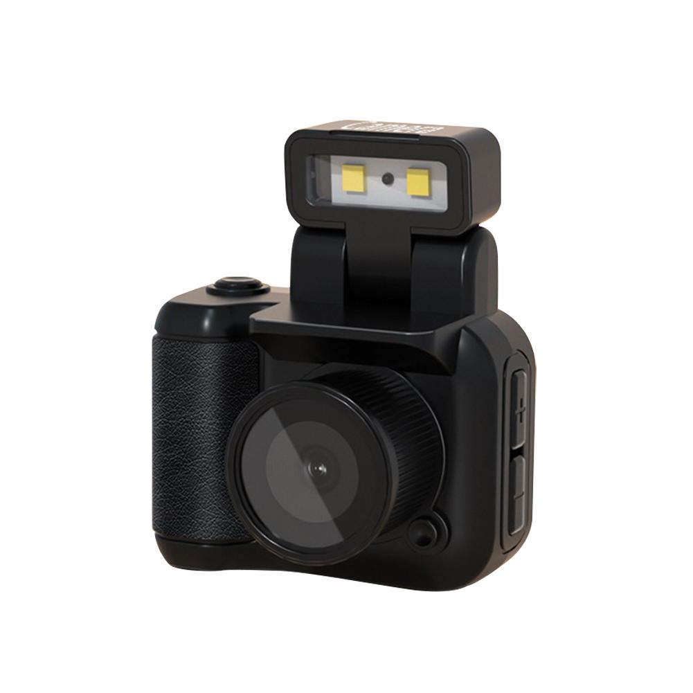 

Mini Camera With Screen HD 1080p With Flash Lamp And Battery Dock Portable Retro Ultra Compact Mini Camera Video Recorder Y4000 чорний