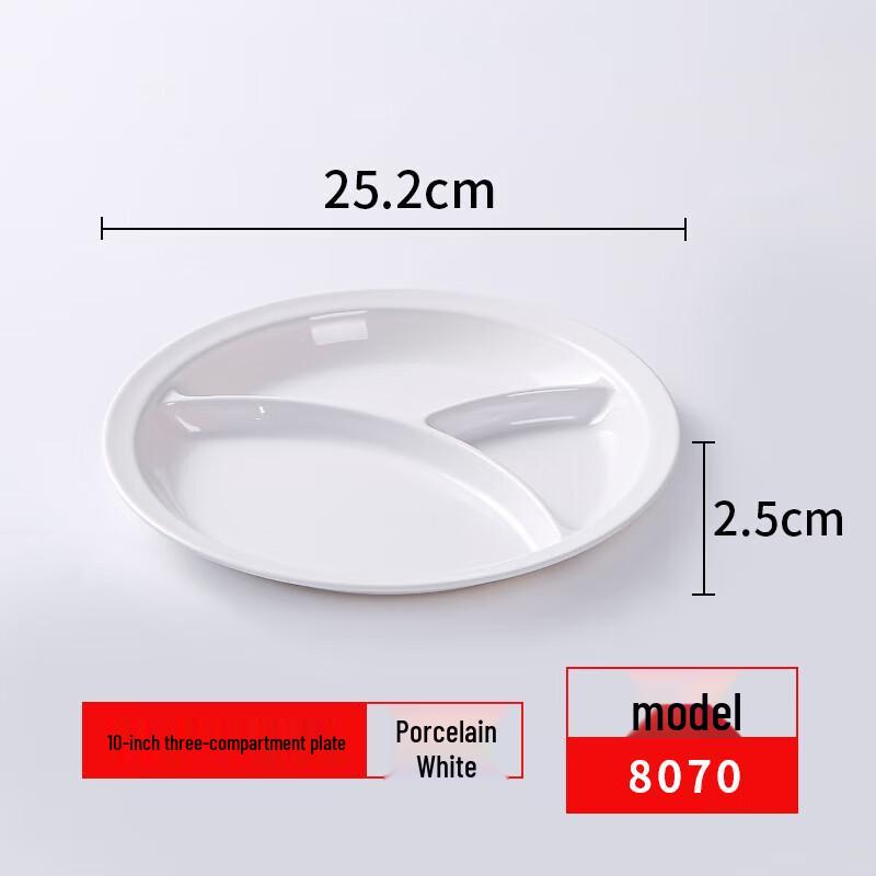 Melamine Divided Lunch Plate